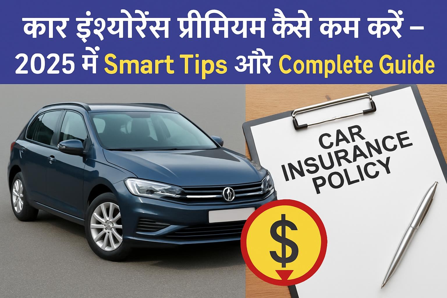 कार इंश्योरेंस प्रीमियम कैसे कम करें? Smart Tips